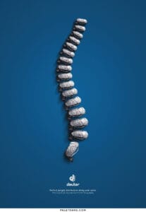 Perfect weight distribution along your spine.