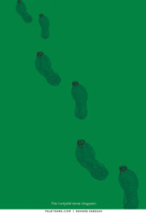 This footprint never disappears